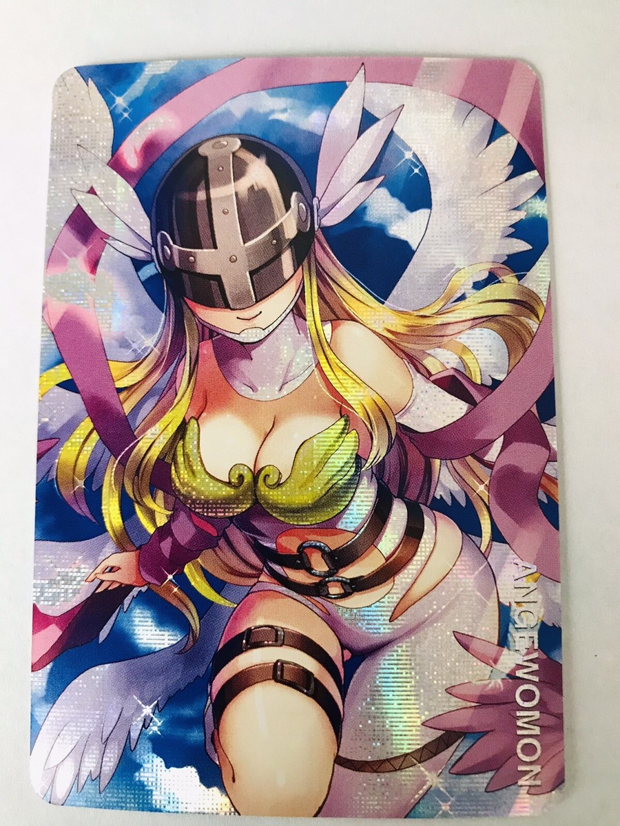 Angel Digimon Angewomon Gatomon Archangel Holo Mint Trading Card CCG TCG 1 Angel Digimon Angewomon Gatomon Archangel Holo Mint Trading Card CCG TCG 1
