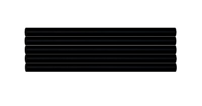 5 - 100 Klebesticks schwarz Heißkleber Heißleim ca. 11 mm x 200 mm, DIY
