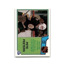 1983 O-Pee-Chee Pete Peeters Shutout Leaders #222