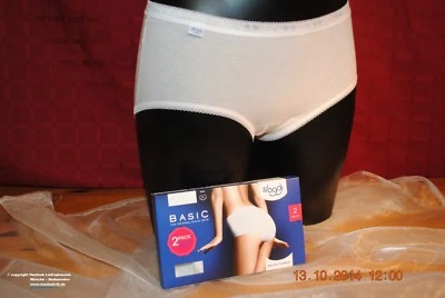 Sloggi Basic Midi im Doppelpack von Triumph - weiß + schwarz - Größen 38 bis 46