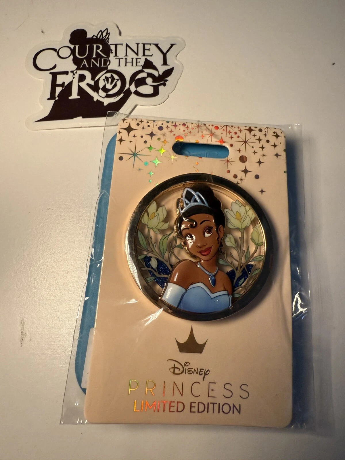 Disney D23 2024 Tiana Princess Glitter Pin LE 400 WDI MOG Mickey’s Glendale