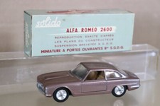 SOLIDO 125 ALFA ROMEO 2600 BERTONE COUPE METALLIC BROWN BOXED oa