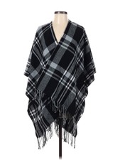 Viv&lou Women Black Poncho Xs