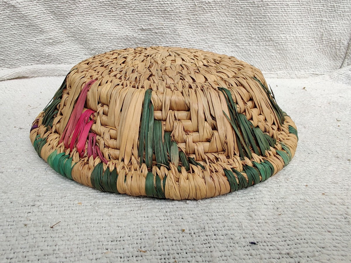 水草 YVB-Y'sVintage Base 水草 YVB-Y'sVintage Base 1920s Vintage Beautiful Handwoven Straw