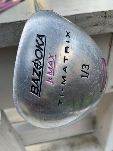 Tour Edge Bazooka Jr Max Golf Club Set Youth Kids Pink/Gray RH 4 Clubs - Picture 4 of 23