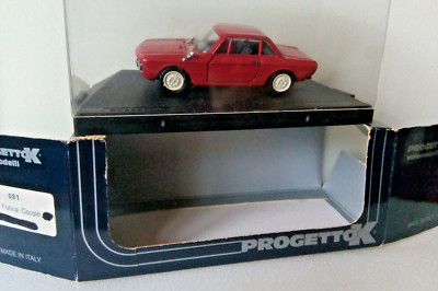 Progetto K - 1965 Lancia Fulvia HF 1200 Rallye Coupe - 1/43 in Plain Red
