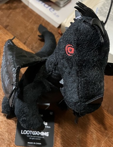 ๐ฅ Elder Scrolls V Skyrim Alduin Plush Bethesda Loot Crate NEW w/ Tags 2021 - Picture 2 of 9