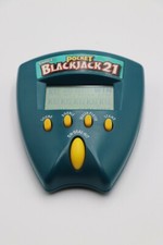 Radica Pocket Blackjack 21 Handheld Electronic Game TESTED  WORKING