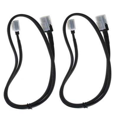 for Dell PowerEdge R710 SFF 8-bay or R610 SAS cable (set of 2) H700 H200 M246M