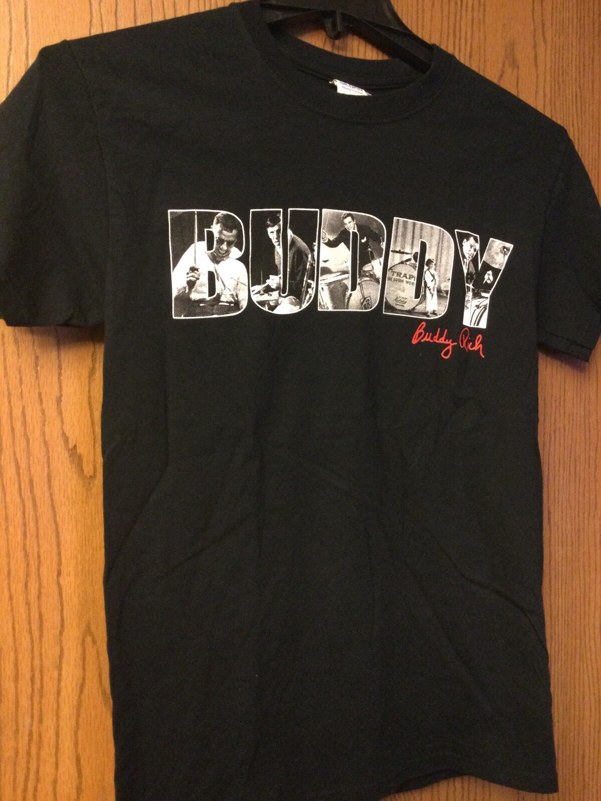 Buddy Rich Black Shirt. S. Gem