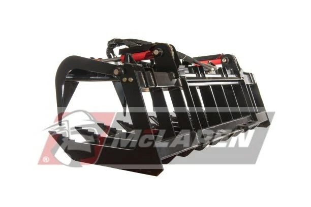 Pinza de doble raíz para minicargadora para New Holland 84" de ancho trabajo severo de McLaren Foto 4 de 4