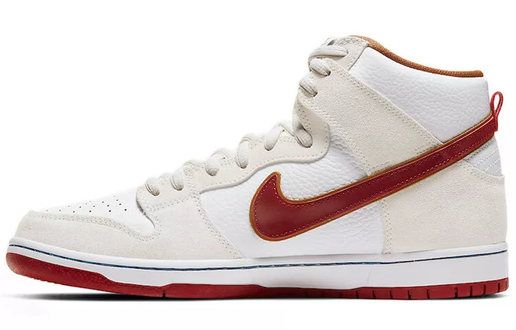 Nike Dunk High Pro Sail Team Crimson CV9499 100 Men's Size | eBay