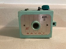 Vintage Savoy Mark II Camera Mint Seafoam Green Atomic Logo