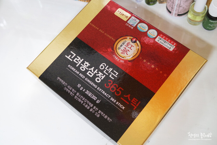 Extrait De Ginseng Rouge Coréen Jungwonsam - 6 Ans, 365 Bâtonnets (10g X 30)