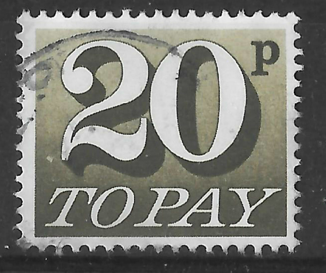 GB 20p to pay postage due stamp see scan eBay