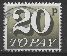 GB 20p to pay - postage due stamp - see scan