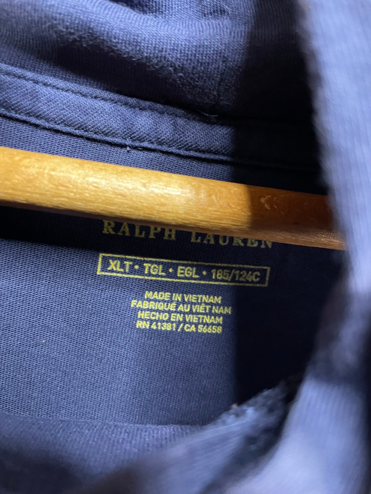 Polo Ralph Lauren Felpa con Cappuccio Uomo Extra Large Alta Blu Felpa Leggera Pony