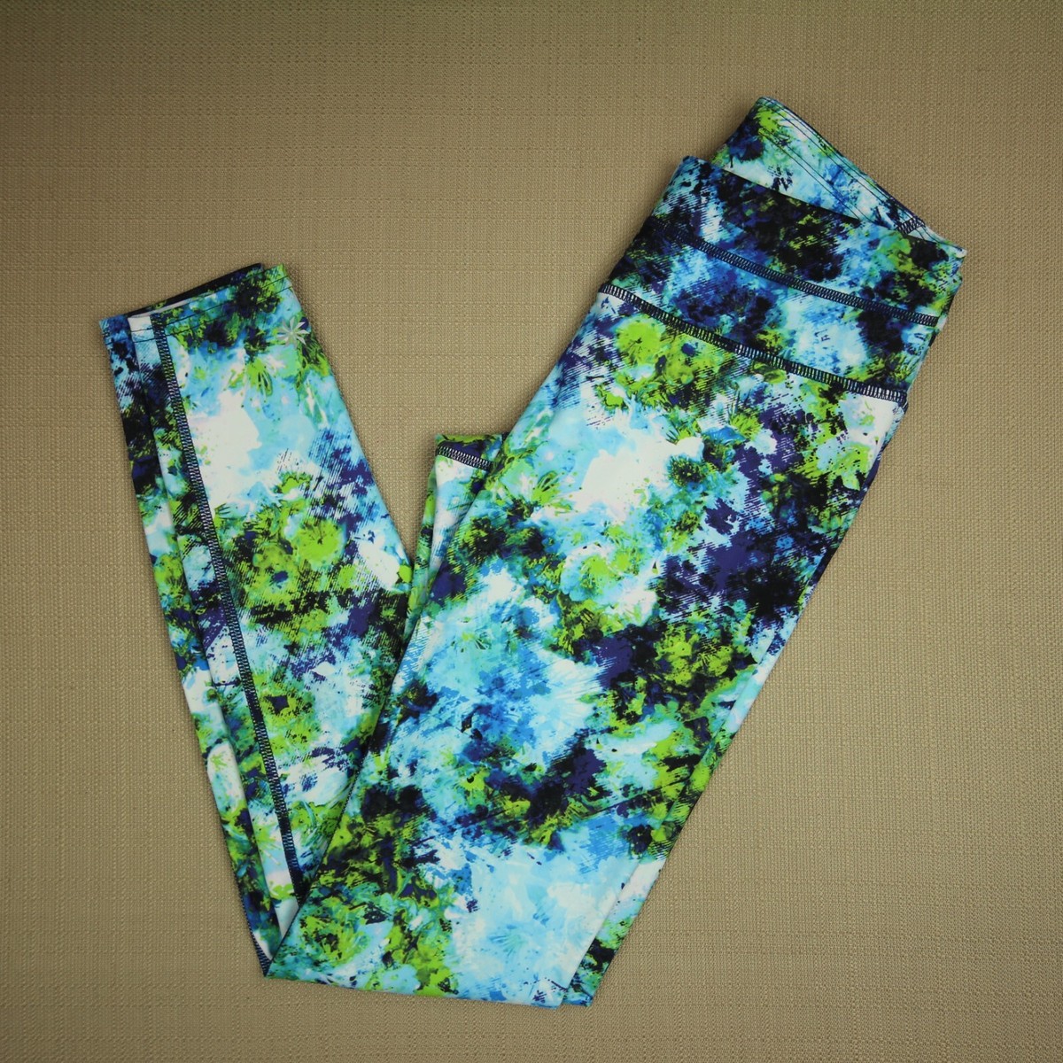 Athleta Hypersonic Sonar Leggings Women's Size XS Caspian Blue