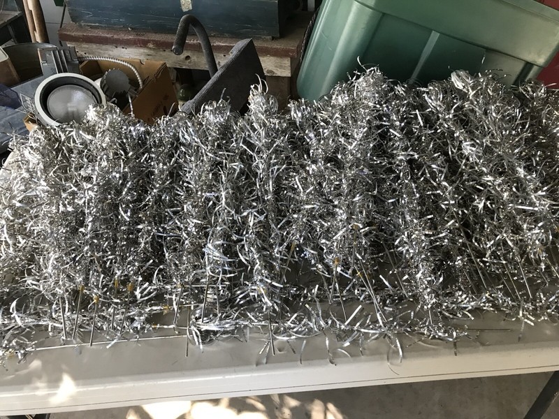 Vintage Tinsel Tree Replacement Branches 90 Branches ONLY BRANCHES