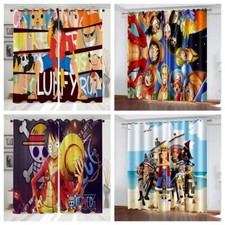 Verdunklung Vorhang 3D ONE PIECE Vorhänge Blickdicht Vorhänge Gardine mit Ösen