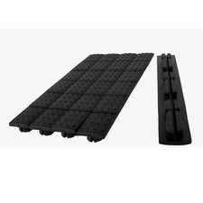 Pack of 5 Protective Slim Profile Black Rubber Covers Fits M-LOK MLOK Rail Slots