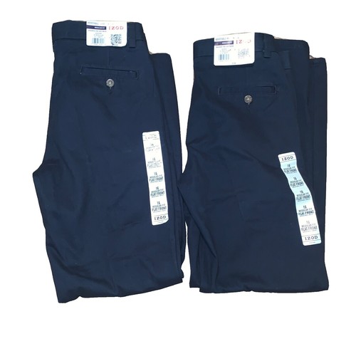 Pantalon Habillé Garçon IZOD – Gris Anthracite – Taille 12R – État Très Bon