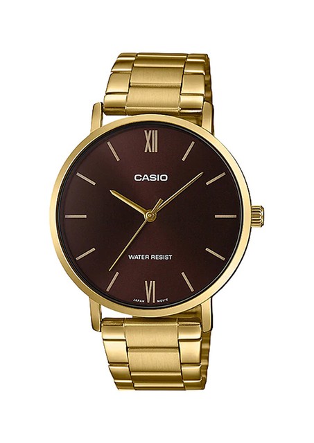 casio analog gold