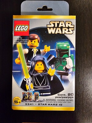 Sealed LEGO 3341 Star Wars #2-Luke Skywalker, Han Solo Boba Fett Minifig  Pack 42884033415|