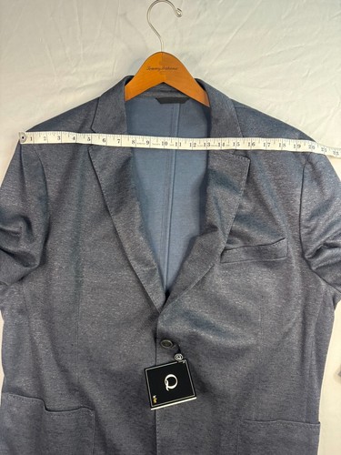 Q by Flynt Blazer Herren Größe 48R Stiefeljacke marineblau 2 Knöpfe einreihig - Bild 10 von 17