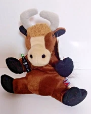 WAKS the YAK, NEPAL #0236 Vintage 1999 International Coca Cola Bean Bag Plush