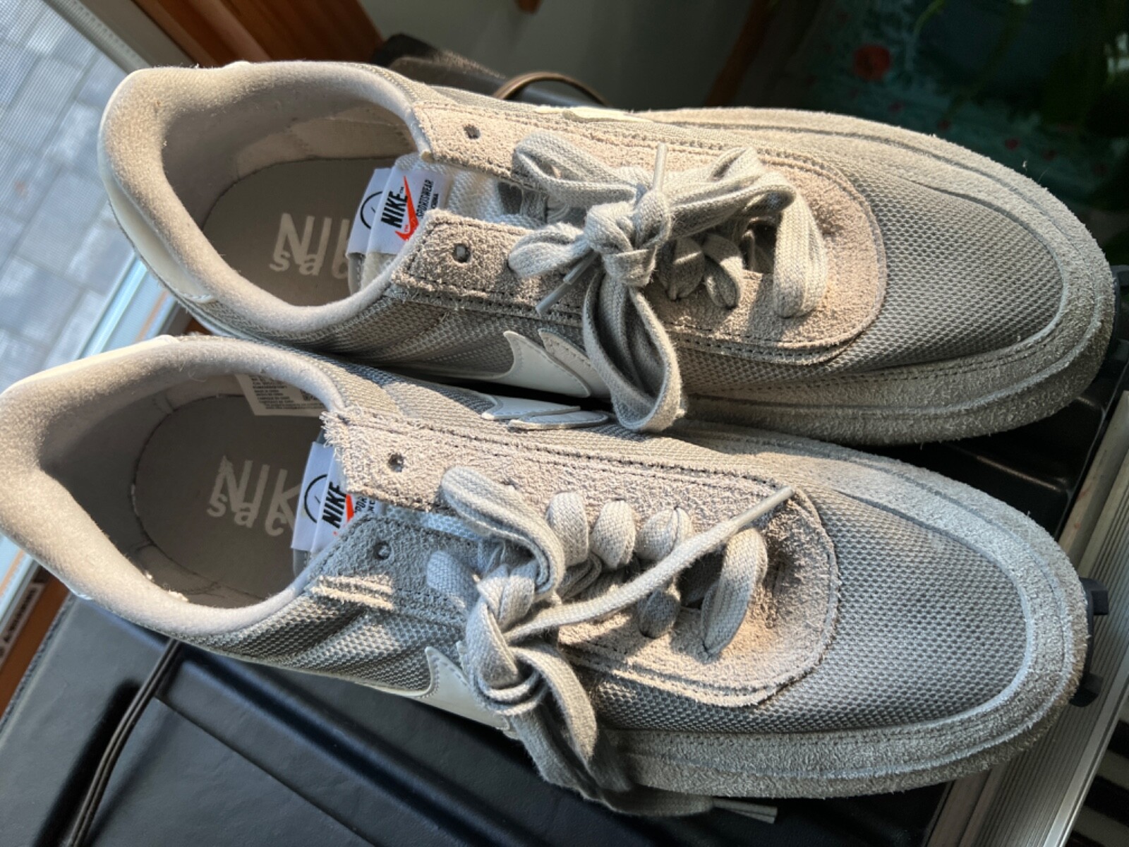 SACAI X NIKE Taglia 12 5 Nike LDV Waffle x design frammenti x grigio Sacai