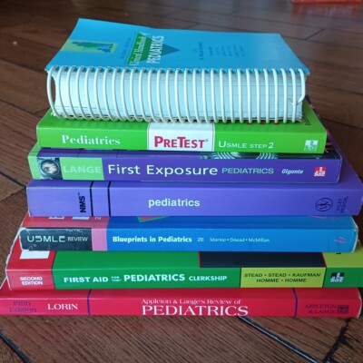 7 Pediatrics Clerkship Books: Medical School, USMLE Step 2