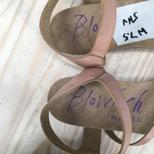 Blowfish Malibu Sandals Womens 7.5 Casual ZStrap Slingback Brown Faux Leather - Picture 13 of 15