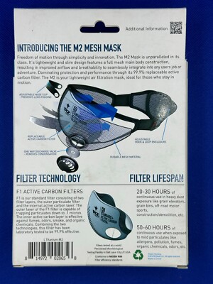 RZ M2 Multi-Purpose Air Filtration Mask - Choose Your Size: Medium, Large, Or X-Large 4 thumbnail image