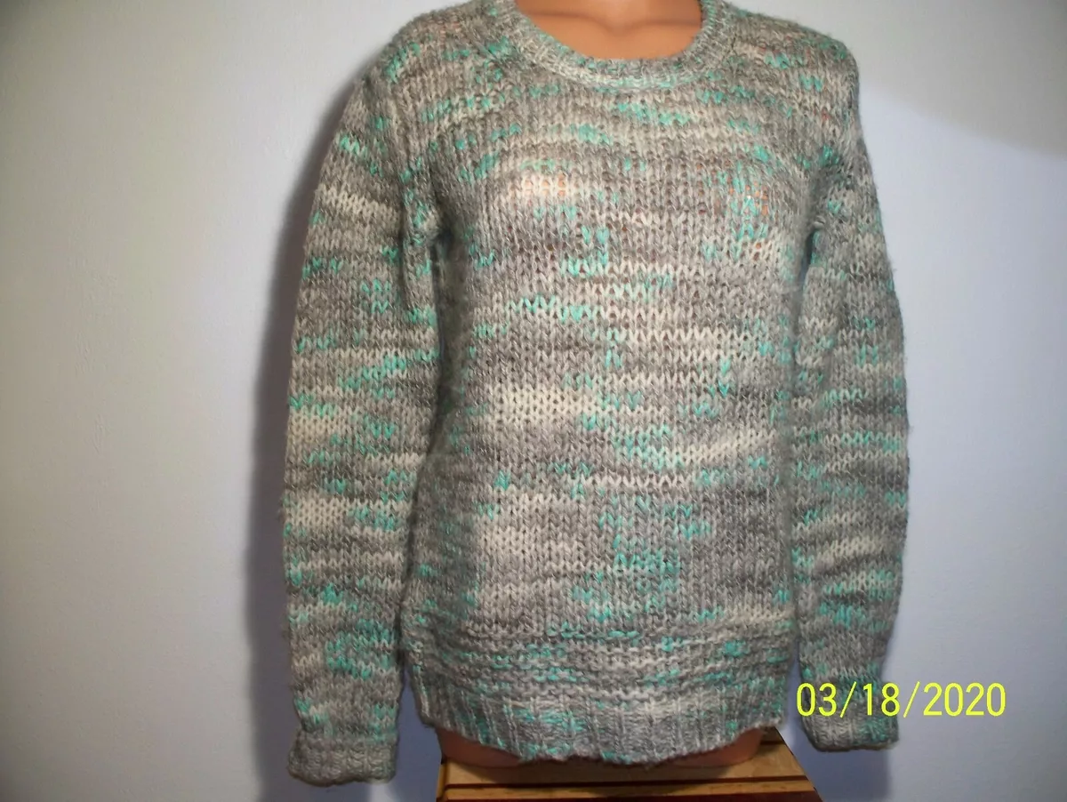 Theory Cozy Soft Warm Knit Wool Alpaca Blend Sweater M L22