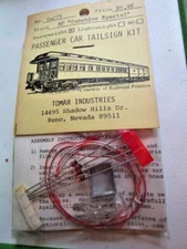 Tomar Industries O #O-273 Passenger Tailsign Kit, Missouri Pacific - See Below