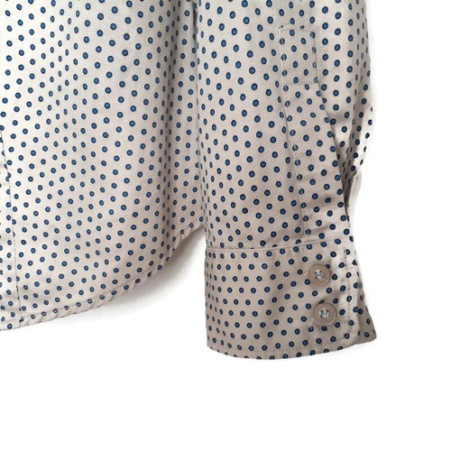 Camicetta donna Liz Claiborne taglia L bottoni davanti manica lunga colletto a pois - Foto 5 di 13