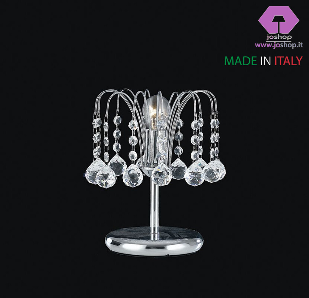 Lampada da Tavolo Cristallo Sfere Joshop: Illuminazione Lusso Comodino