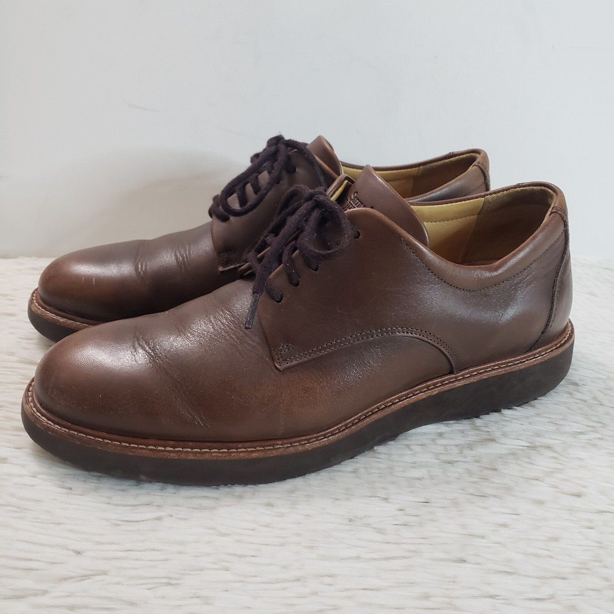 size 7.5 mens Samuel‎ Hubbard Founder M2100-041 Chestnut brown oxford lace dress Men main image 4
