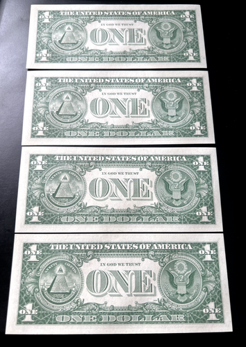 Consecutive $1 blue seal notes - Picture 2 of 2