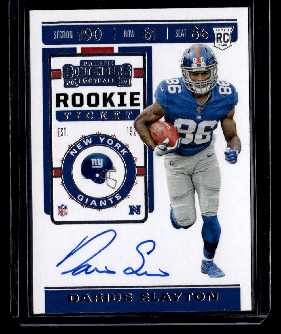 2019 Panini Contenders Ticket RPS Variation * Darius Slayton * Card #140 Auto RC