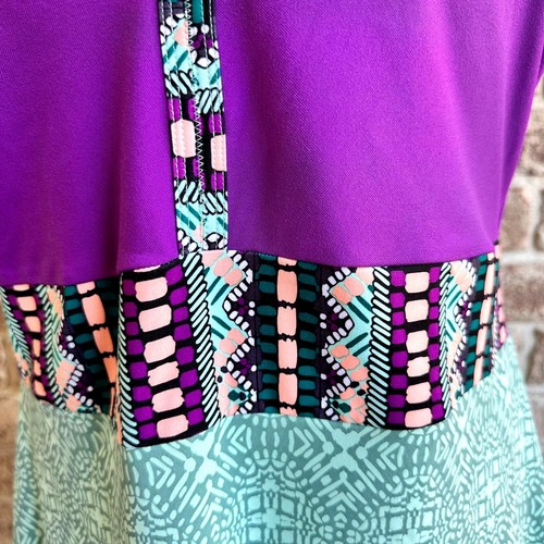 NWT Marmot Becca Dress Girls Sz L Clear Sky Frolic Bright Violet Sleeveless - Picture 3 of 12