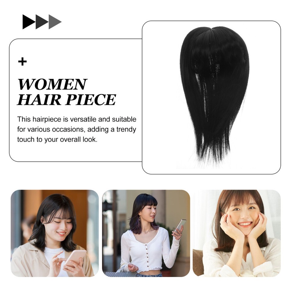 Hair Piece Clip On Topper Hair Piece Women Thinning Hair Wiglet Clip