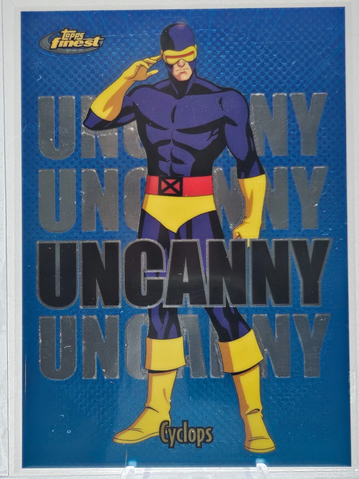 2025 Topps Finest Marvel X-Men '97. Cyclops-Uncanny #95