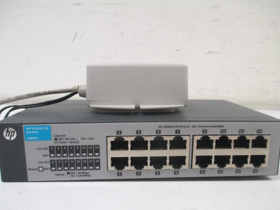 HP J9662A OfficeConnect 1410 Series 1410-16 16 x Ports 10/100Base-TX Layer 2 - Image 2 of 4