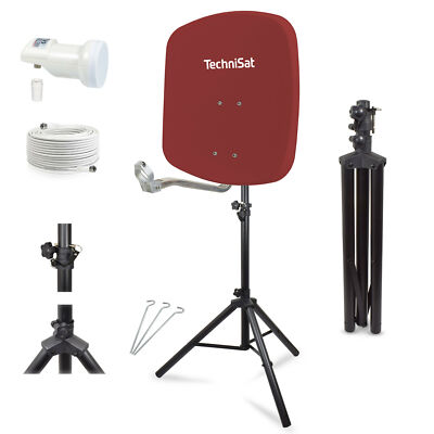 TechniSat 45 Digidish Schüssel + Opticum LNB + Stativ ALU Camping Sat Anlage r