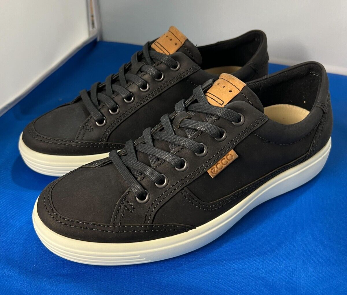 Ecco Men's Soft Sneaker Size Black