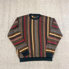 Vintage Tosani Sweater Mens Large 1990s Striped