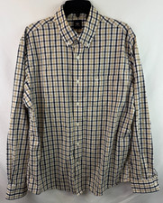 Dockers Multicolor Plaid Button Down Long Sleeve Shirt Men's Size Large