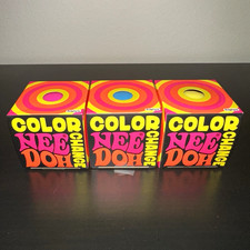 Schylling NeeDoh Color Changing Ball LOT OF ALL 3 COLORS / NEW / AUTHENTIC